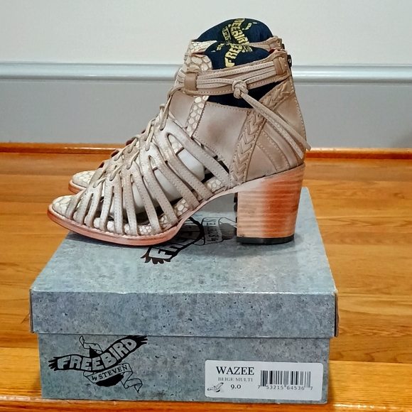 Freebird by Steven Wazee Beige Multi Size 9 - Picture 3 of 6